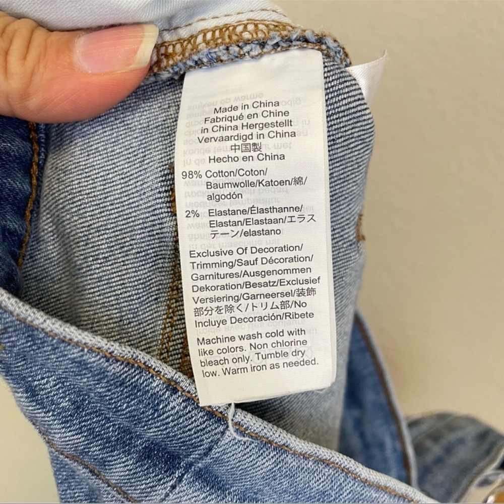 Madewell Pieced Edition Classic Straight Jeans Size 32 - Picture 5 of 6